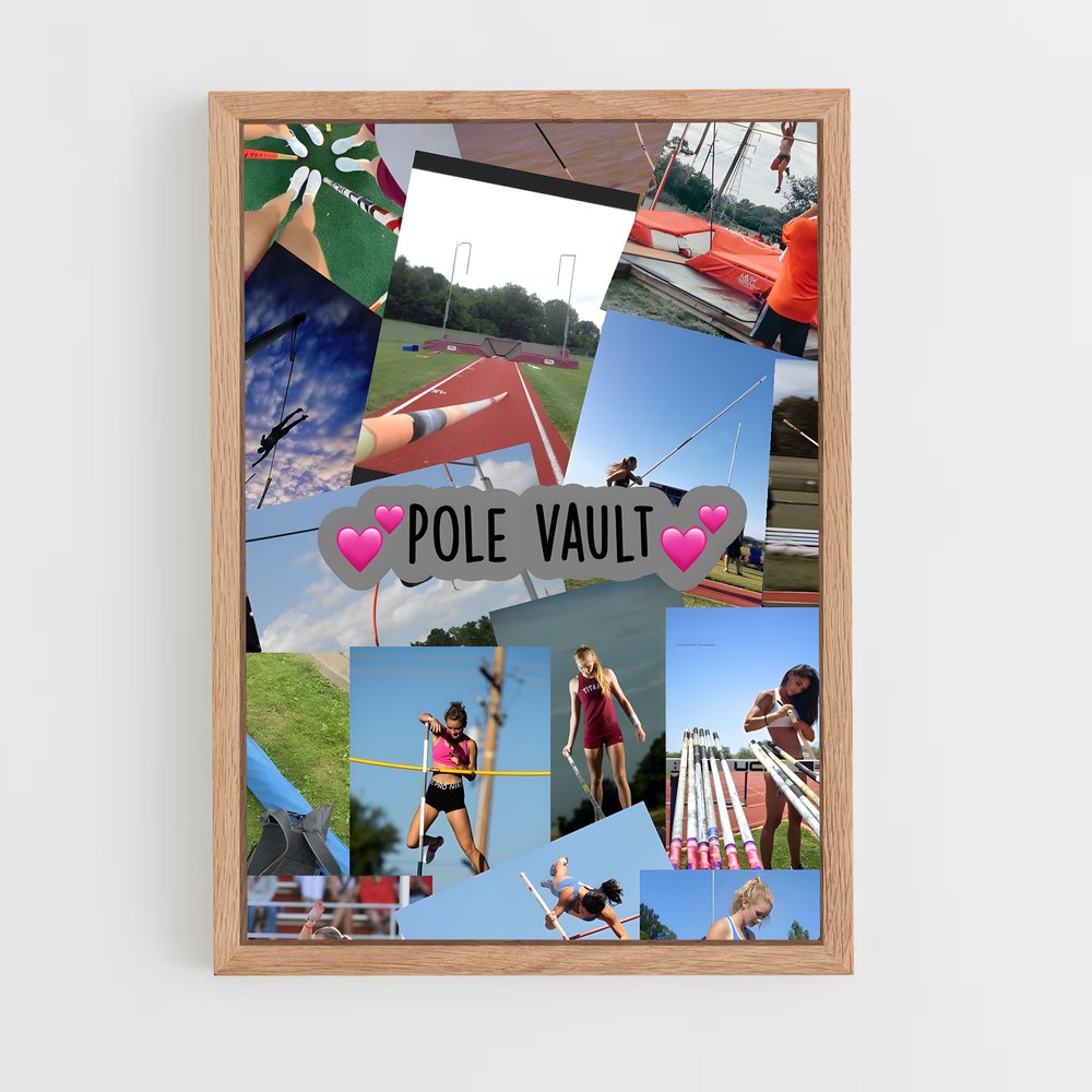 Poster Pole vault – affiche Athlétisme (vue 4)